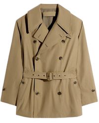 Lemaire - Double-Breasted Belted Coat - Lyst