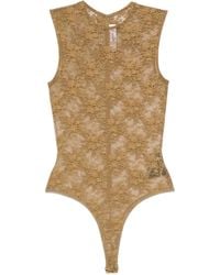 Alex Perry - Sleeveless Lace Bodysuit - Lyst