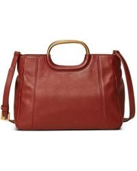 Twinset - Embossed-Logo Leather Tote Bag - Lyst