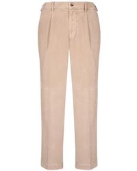 Dell'Oglio - Corduroy Pleated Trousers - Lyst