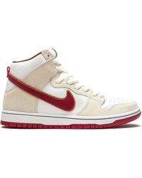Nike - Sb Dunk High "Team Crimson" Sneakers - Lyst