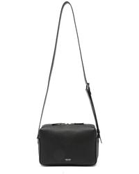 Tom Ford - Grained-Leather Logo-Stamp Messenger Bag - Lyst