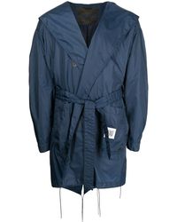 Fumito Ganryu - Reflective Panel Hooded Raincoat - Lyst