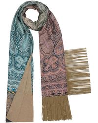 Pierre Louis Mascia - Aloewon Paisley-Print Fringed Scarf - Lyst