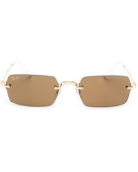 Ray-Ban - X Asap Rocky Rimless Rectangle-Frame Sunglasses - Lyst