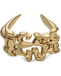 DIESEL - Stainless Steel Cuff Bracelet - Lyst