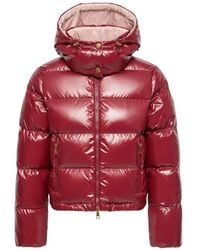 Moncler - Niveole Gewatteerd Donsjack Met Capuchon - Lyst