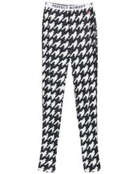 Perfect Moment - Houndstooth-Print Leggings - Lyst