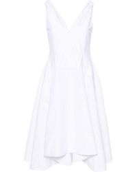 Bottega Veneta - Knot-detail Cotton Dress - Lyst