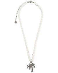 Palm Angels - Cultured Pearl Palm Tree Necklace - Lyst