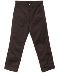 Carhartt - Simple Logo-Patch Straight-Leg Trousers - Lyst