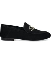 Guess - Logo-Plaque Loafers - Lyst