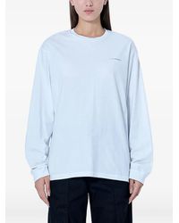 Cecilie Bahnsen - Bow-Print Long-Sleeve T-Shirt - Lyst