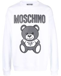 Moschino - Teddy Bear Logo-print Sweatshirt - Lyst
