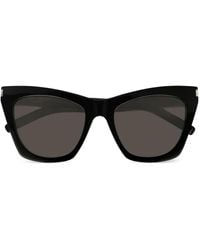Saint Laurent - Sl 214 Kate Cat-Eye Sunglasses - Lyst