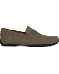 Geox - Kosmopolis Penny-Slot Suede Loafers - Lyst