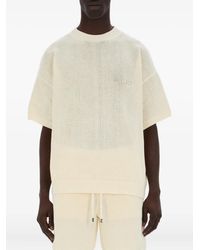 Amiri - Crochet Mesh Tshirt - Lyst