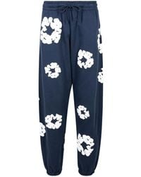 DENIM TEARS - Cotton Wreath-Print Track Pants - Lyst