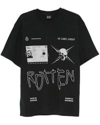 44 Label Group - Graphic-Print T-Shirt - Lyst