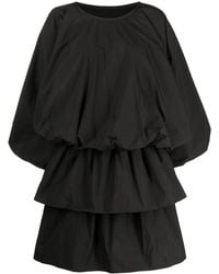 Goen.J - Balloon-Sleeves Poplin Dress - Lyst