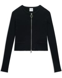 Courreges - Heritage Ribbed-knit Cardigan - Lyst
