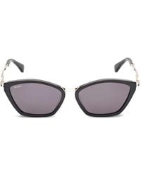 Max Mara Eyewear - Geometric-Frame Sunglasses - Lyst