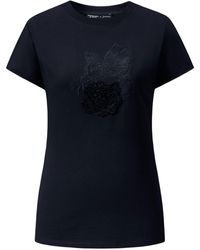 Shanghai Tang - X Jacky Tsai Ruffled-appliqué T-shirt - Lyst