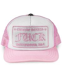 Chrome Hearts - Hollywood Mesh-Panel Trucker Hat - Lyst