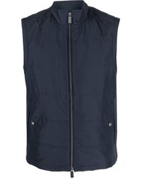 Canali - Zipped-up Fastening Vest - Lyst