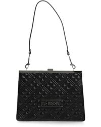 Moschino - Quilted Logo-Plaque Shoulder Bag - Lyst