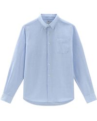 Woolrich - Striped Button-down Shirt - Lyst