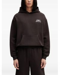 Lacoste - Hoodie En Coton À Logo Imprimé - Lyst