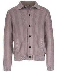 Maurizio Baldassari - Buttoned Textured Cardigan - Lyst