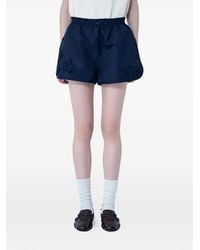 Cecilie Bahnsen - Floral-Embroidery Shorts - Lyst