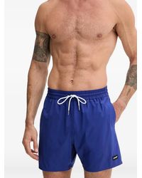 Oakley - Robinson Logo-Patch Drawstring Swim Shorts - Lyst