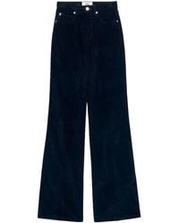 Ami Paris - Flared Corduroy Trousers - Lyst