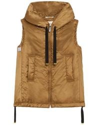 Max Mara - Padded Water-Repellent Hooded Gilet - Lyst