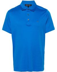 Michael Kors - Logo-embroidered Jersey Polo Shirt - Lyst