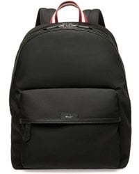 Bally - Code Leather Backpack - Lyst