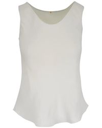 Peter Cohen - Crew Neck Sleeveless Blouse - Lyst