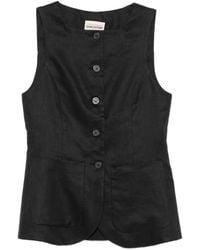 Semicouture - Button-Up Waistcoat - Lyst
