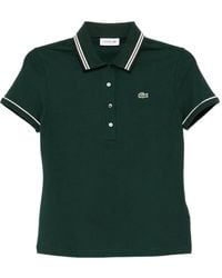 Lacoste - Logo-Embroidered Polo Shirt - Lyst