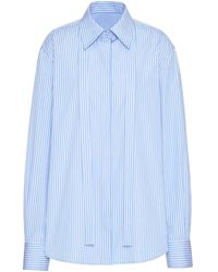 Valentino Garavani - Striped Cotton Shirt - Lyst