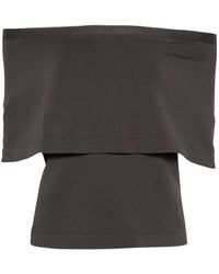 Liviana Conti - Crystal Layered Strapless Top - Lyst