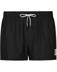 Dolce & Gabbana - Kurze Badeshorts Dg-Patch - Lyst