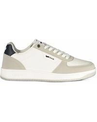 Gas - Panelled Perforated Sneakers - Lyst