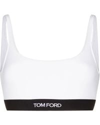 Tom Ford - Top tipo corpiño con franja del logo - Lyst