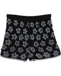 Ashish - Floral Sequin Shorts - Lyst