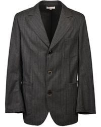 MASU - Blazer Farmer's À Fines Rayures - Lyst