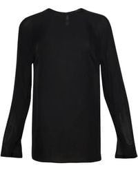 Wardrobe NYC - Sheer Split-Cuff Blouse - Lyst